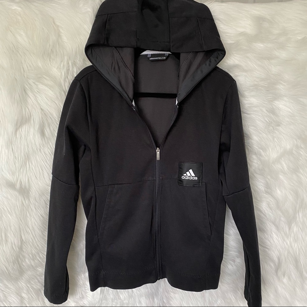 Adidas Cross Up 360 Basketball Full Zip Hoodie Jacket Size Small